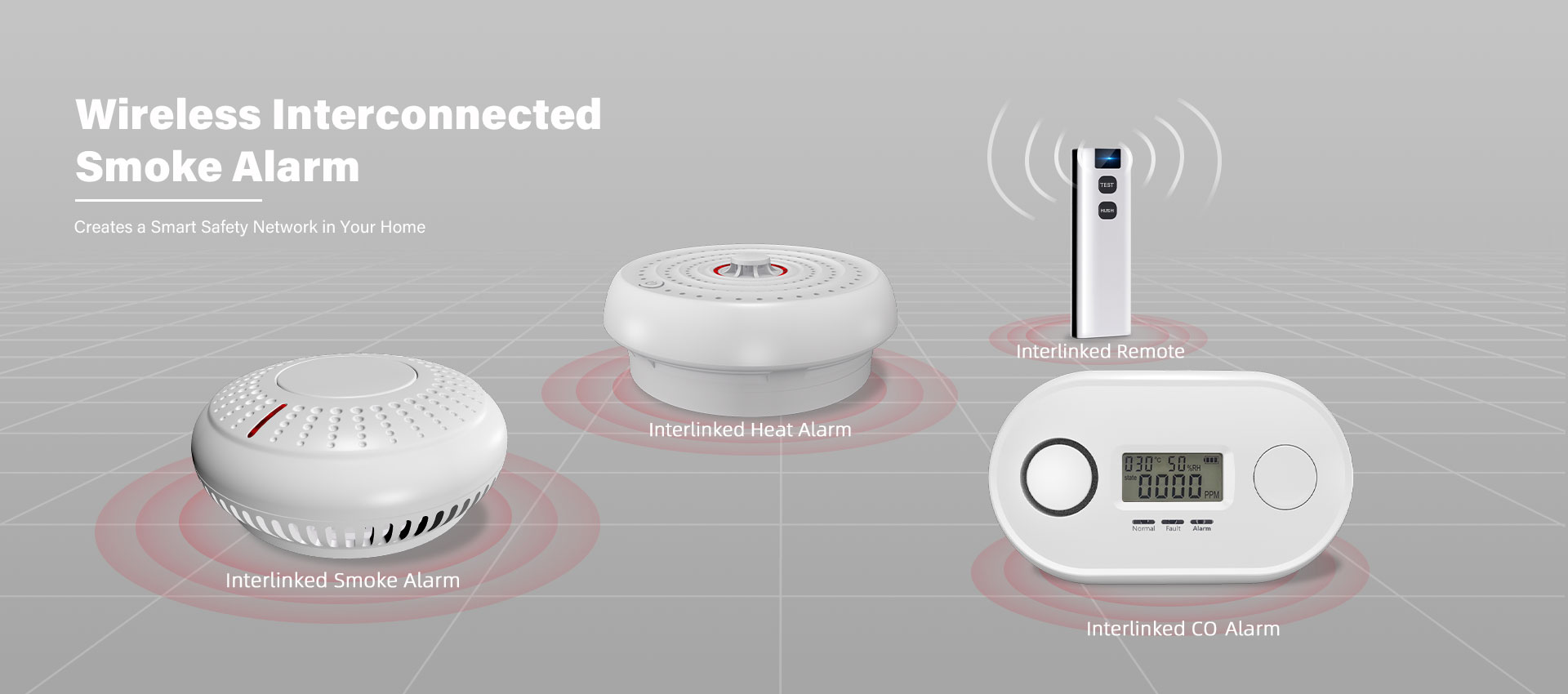Wireless Interconnected Smoke Alarm